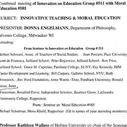 Minutes, 2004-04-20. Innova...