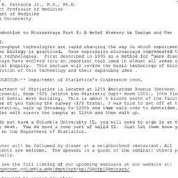 Announcements, 2005-03-10. ...