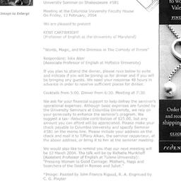 Announcements, 2004-02-13. ...
