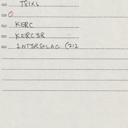 Eastern questionnaire, answ...