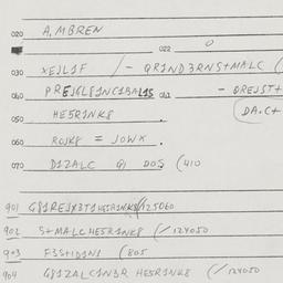Eastern questionnaire, answ...