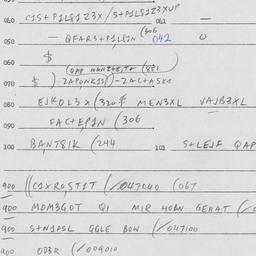 Eastern questionnaire, answ...