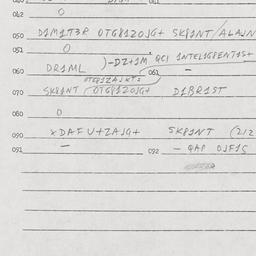 Eastern questionnaire, answ...