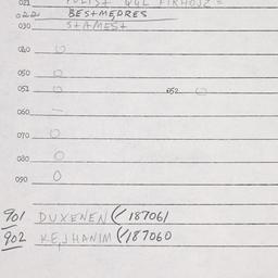 Eastern questionnaire, answ...
