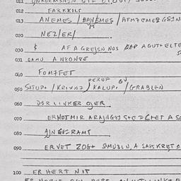 Eastern questionnaire, answ...