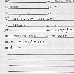 Eastern questionnaire, answ...