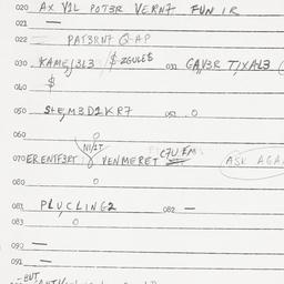 Eastern questionnaire, answ...