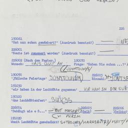 Western questionnaire, answ...