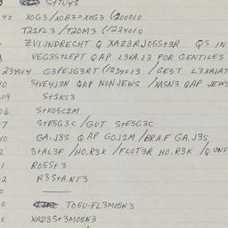Western questionnaire, answ...