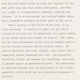 New York's Future as I ...