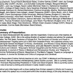 Minutes, 2003-10-10. Shakes...