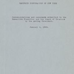 Board Meeting, 1/12/1923