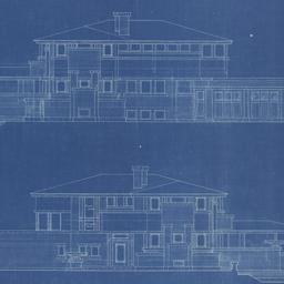 Working drawing #5: East, w...