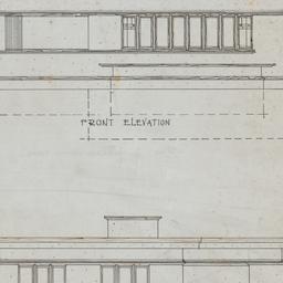 Front, rear elevations
