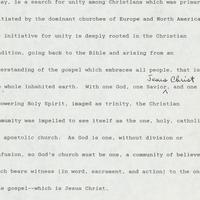 Challenges to the Ecumenica...