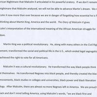 Remembering Martin and Malcolm