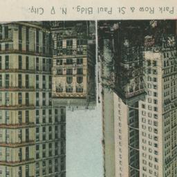 Park Row and St. Paul Bldg....