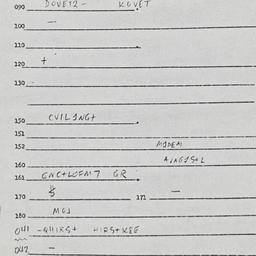 Eastern questionnaire, answ...