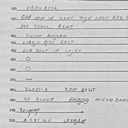 Eastern questionnaire, answ...