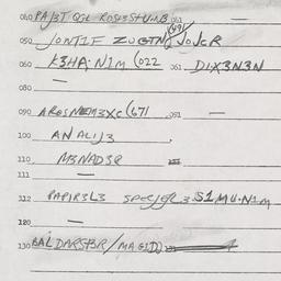 Eastern questionnaire, answ...