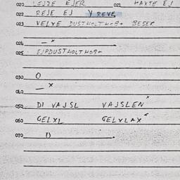 Eastern questionnaire, answ...