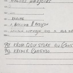 Eastern questionnaire, answ...