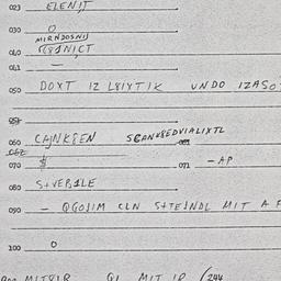 Eastern questionnaire, answ...