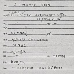 Eastern questionnaire, answ...