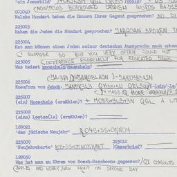 Western questionnaire, answ...