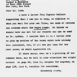 Letter from Florence Anders...