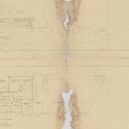 North elevation, basement, ...