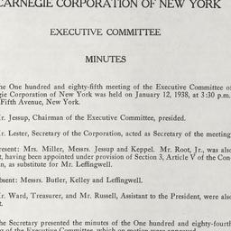 Executive Committee Meeting