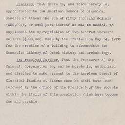 Board Meeting, 12/22/1922