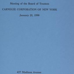 Meeting of the Board of Tru...