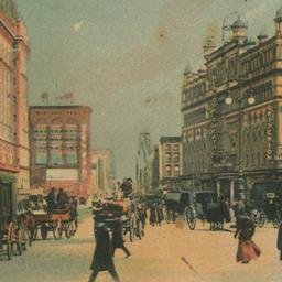 Looking Up Broadway from Ti...