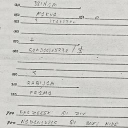 Eastern questionnaire, answ...