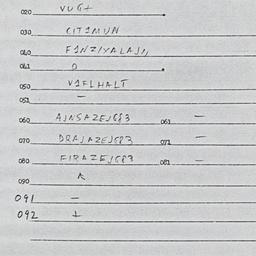 Eastern questionnaire, answ...