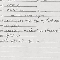Eastern questionnaire, answ...