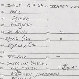 Eastern questionnaire, answ...