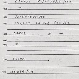Eastern questionnaire, answ...