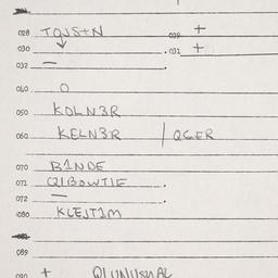 Eastern questionnaire, answ...