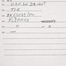 Eastern questionnaire, answ...