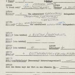 Western questionnaire, answ...