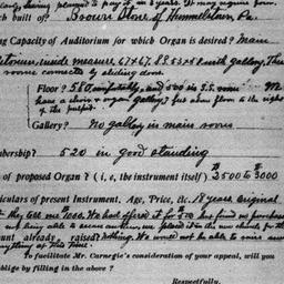 Carnegie Church Organs, Lew...