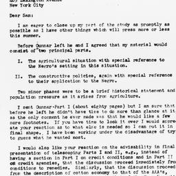 Letter from T.J. Woofter, J...