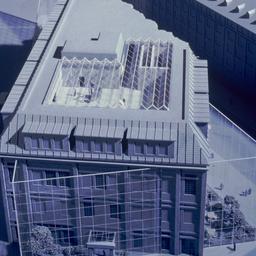 Model, aerial view