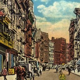 Mott Street, Chinatown, New...
