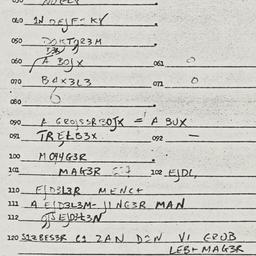 Eastern questionnaire, answ...