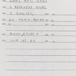 Western questionnaire, answ...
