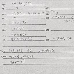 Eastern questionnaire, answ...